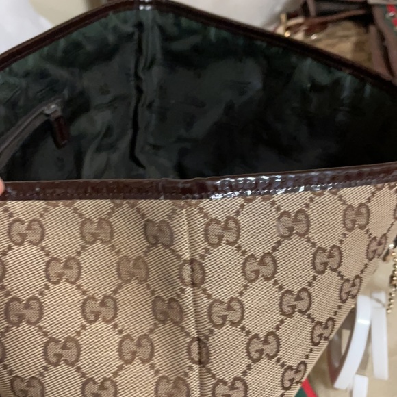 Authentic Gucci Mono Tote Canvas - Picture 8 of 16